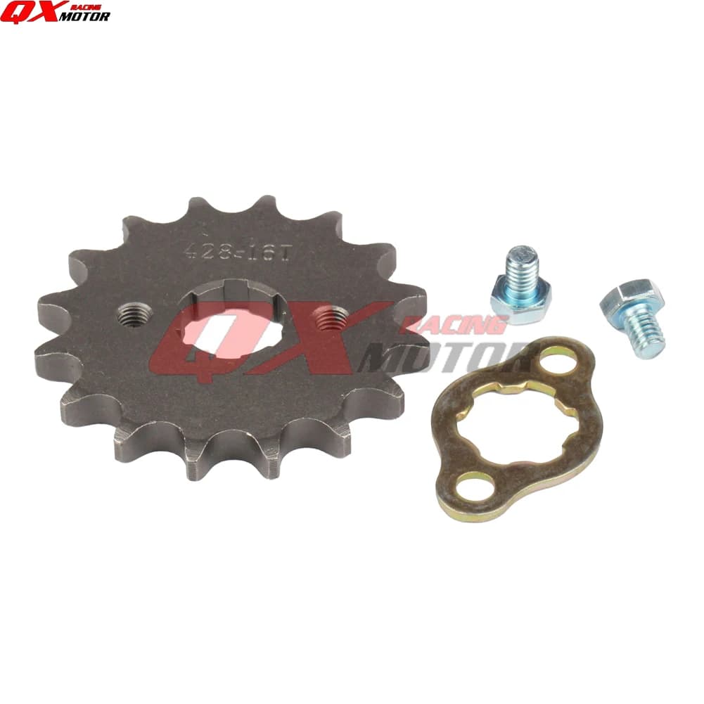 428 chaîne 20mm 10 11 12 13 14 15 16 17 18 19 dents pignons de moteur avant pour 50 110 125 160cc Di
