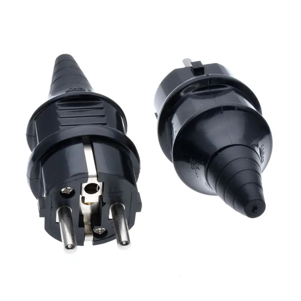 Standard français étanche IP54 alimentation électrique industrielle français Type E prise rechargeab