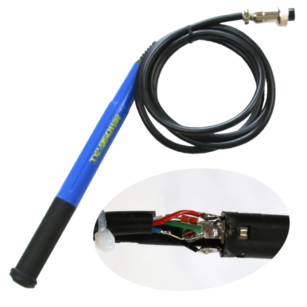 QUECOO 5pin T12-M8 9501 907 P9 poignée 1.1m pour station de fer à souder STM32 T12-955/958 températu