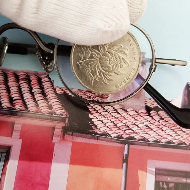 Lunettes en titane Super petites ovales, montures de lunettes à jante complète pour hommes et femmes