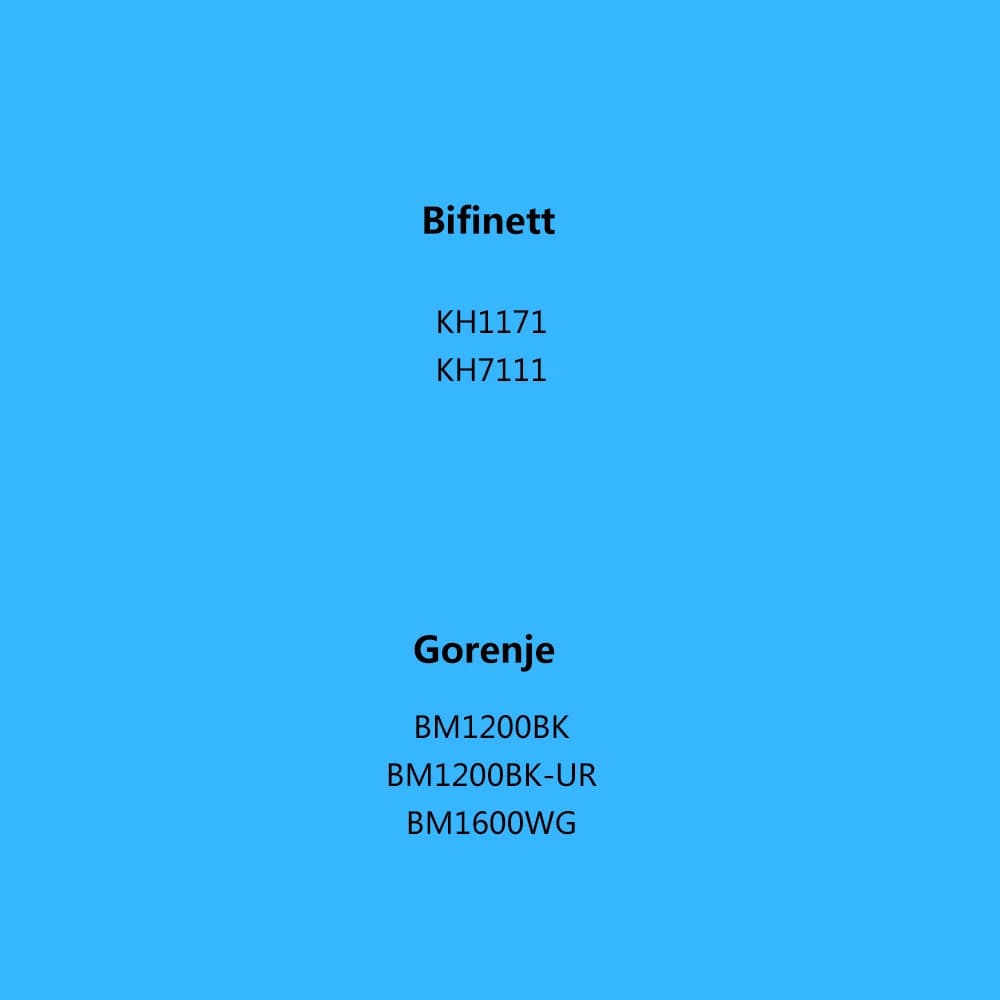 TASP 1 Ensemble de courroies de machine à pain, pièces de rechange pour Gorenje BM1200BK 1600WG Bifi