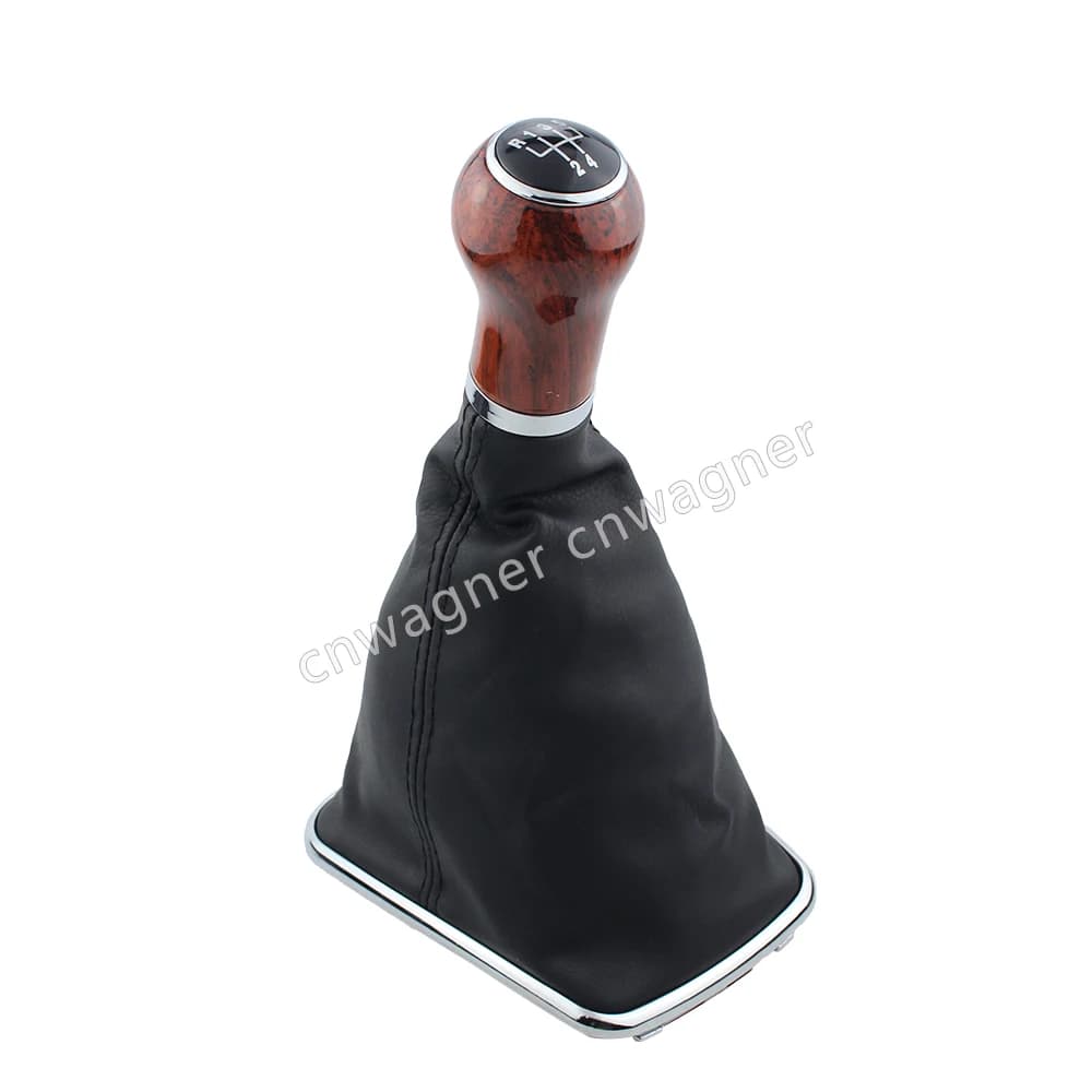 Pommeau de levier de vitesse en Grain de bois, 12mm, manette de vitesse, botte Gaitor pour Volkswage