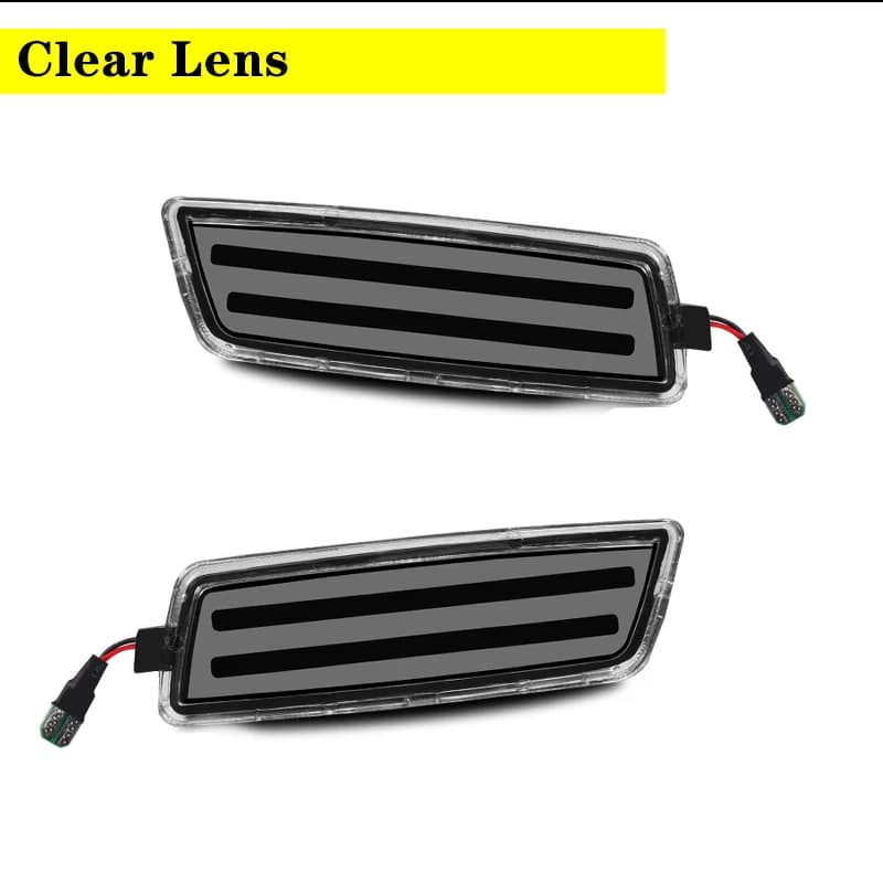 IJDM ambre LED feu de position latéral de pare-chocs pour Volkswagen 2006-2009 MK5 Golf/GTI lapin, 2
