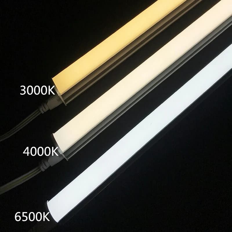 Tube lumineux Led T5 0.3m 1ft 2835 SMD, barre de bande 220V 230V 240V, blanc naturel 4000K, rouge gl