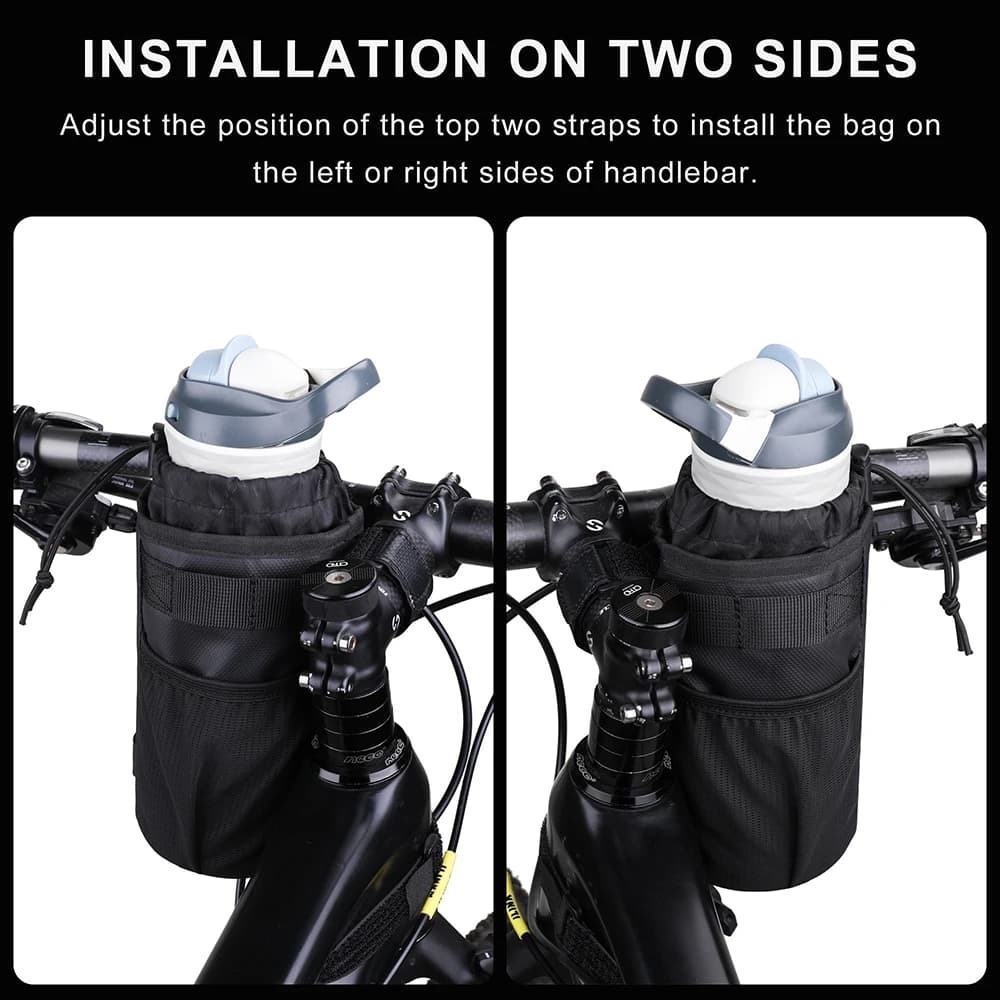 Bal inowalk-Poudres de poche pour bouteille d'eau de vélo, sac à outils de guidon, accessoires de vé