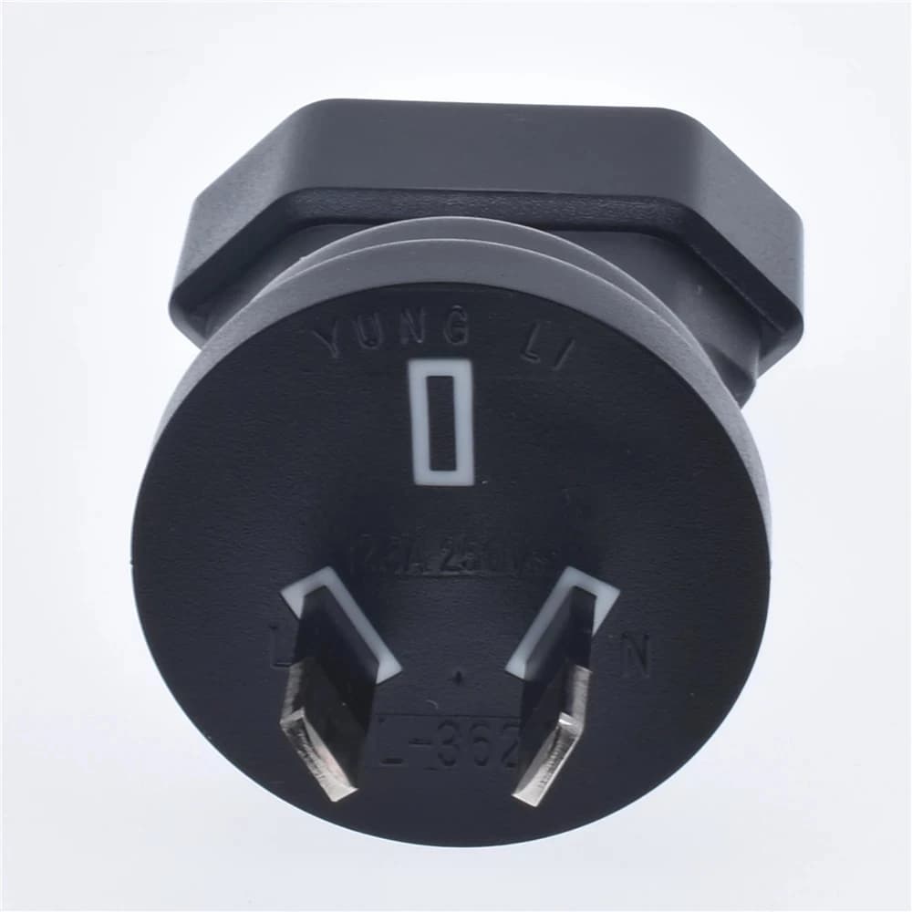 Adaptateur de prise australienne vers prise européenne, prise européenne de type IEC pour UPS/PDU/AP