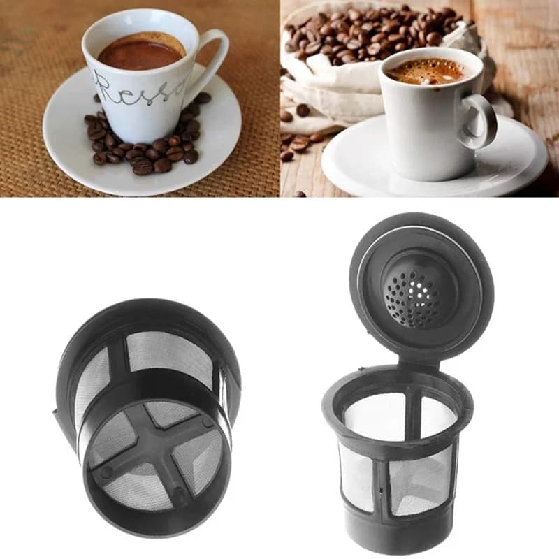Capsules filtrantes réutilisables en acier inoxydable, 3 pièces, pour cafetière Keurig 1.0 et 2.0 K2