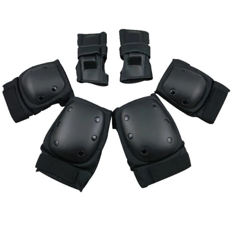 Casque professionnel à 6 patins de protection pour adultes, patins à roulettes, scooter, poignet, co