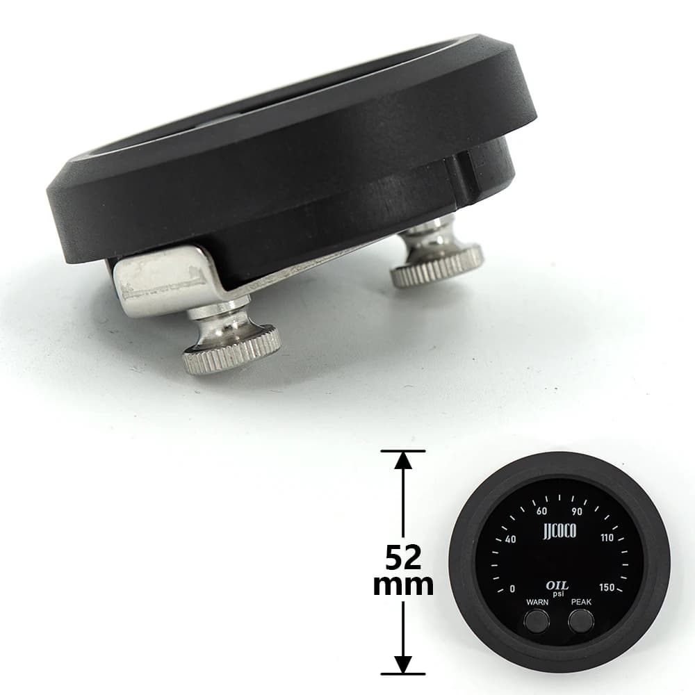 Jauge de pression d'huile électronique automatique universelle, ultra-mince, capteur 1/8 Npt, compte
