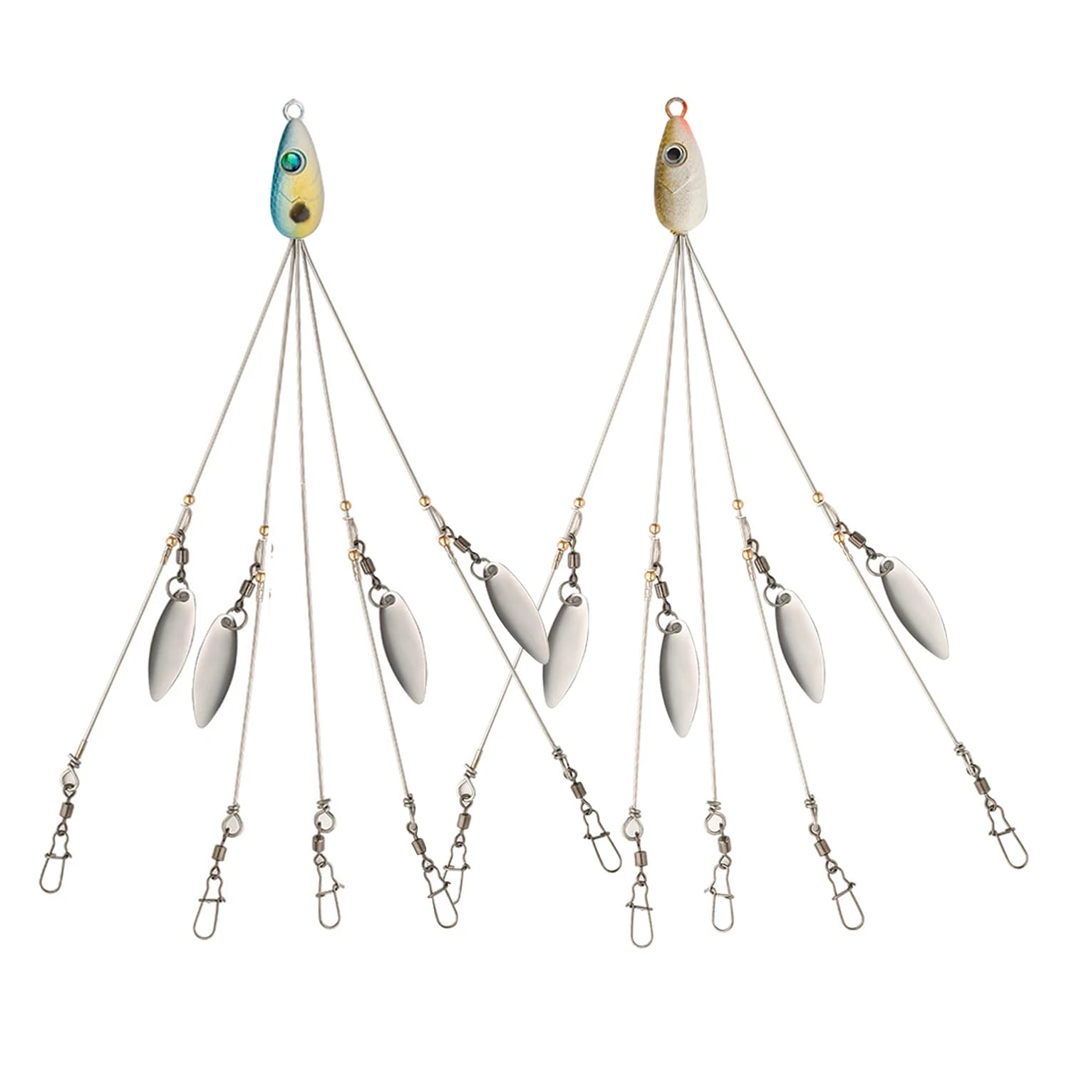 Alabama – leurre de pêche en forme de parapluie, 5 bras, extensible, 18g
