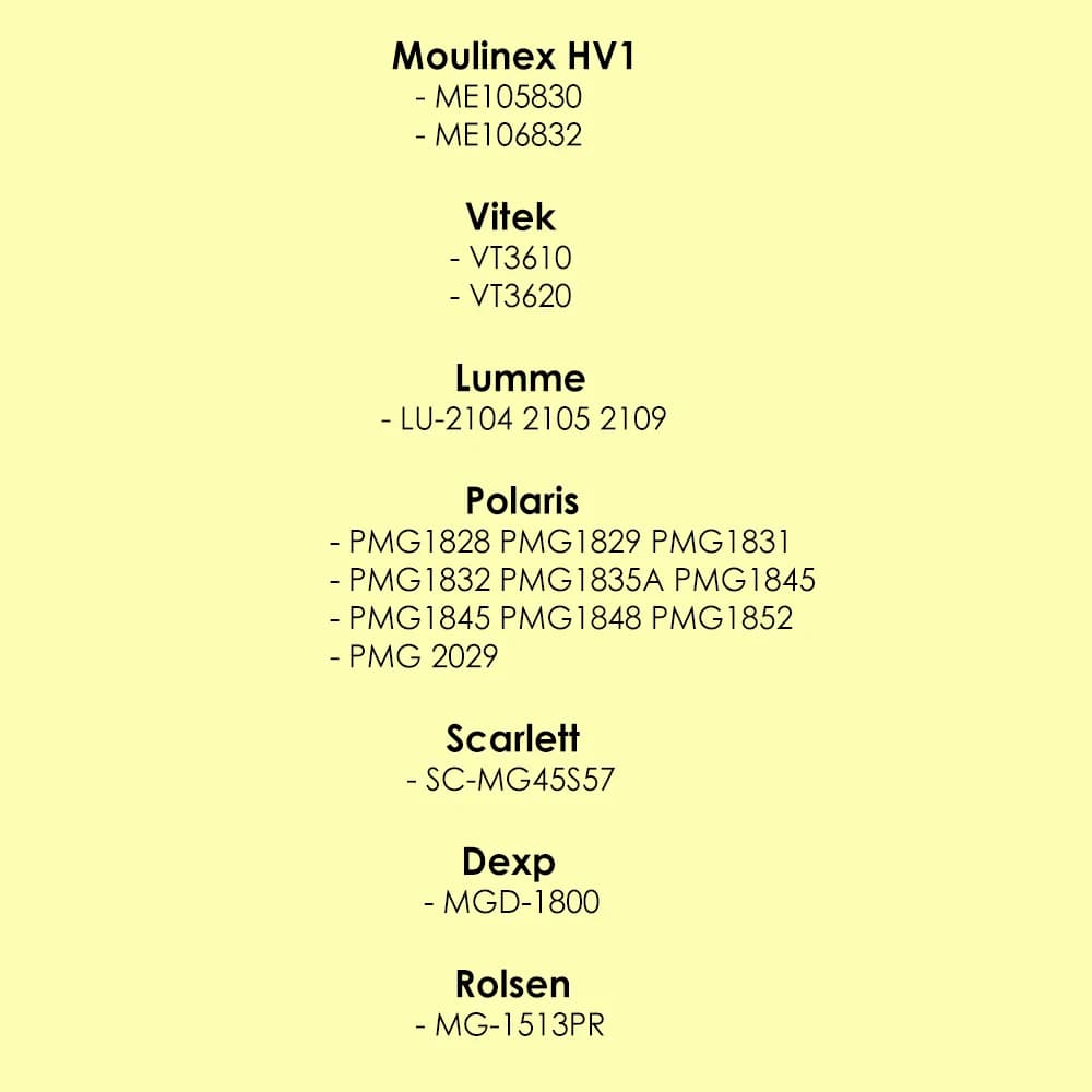 Pièces de rechange pour hachoir à viande TASP, pignon pour Moulinex ME105830, Polaris PMG 1835A, Vit