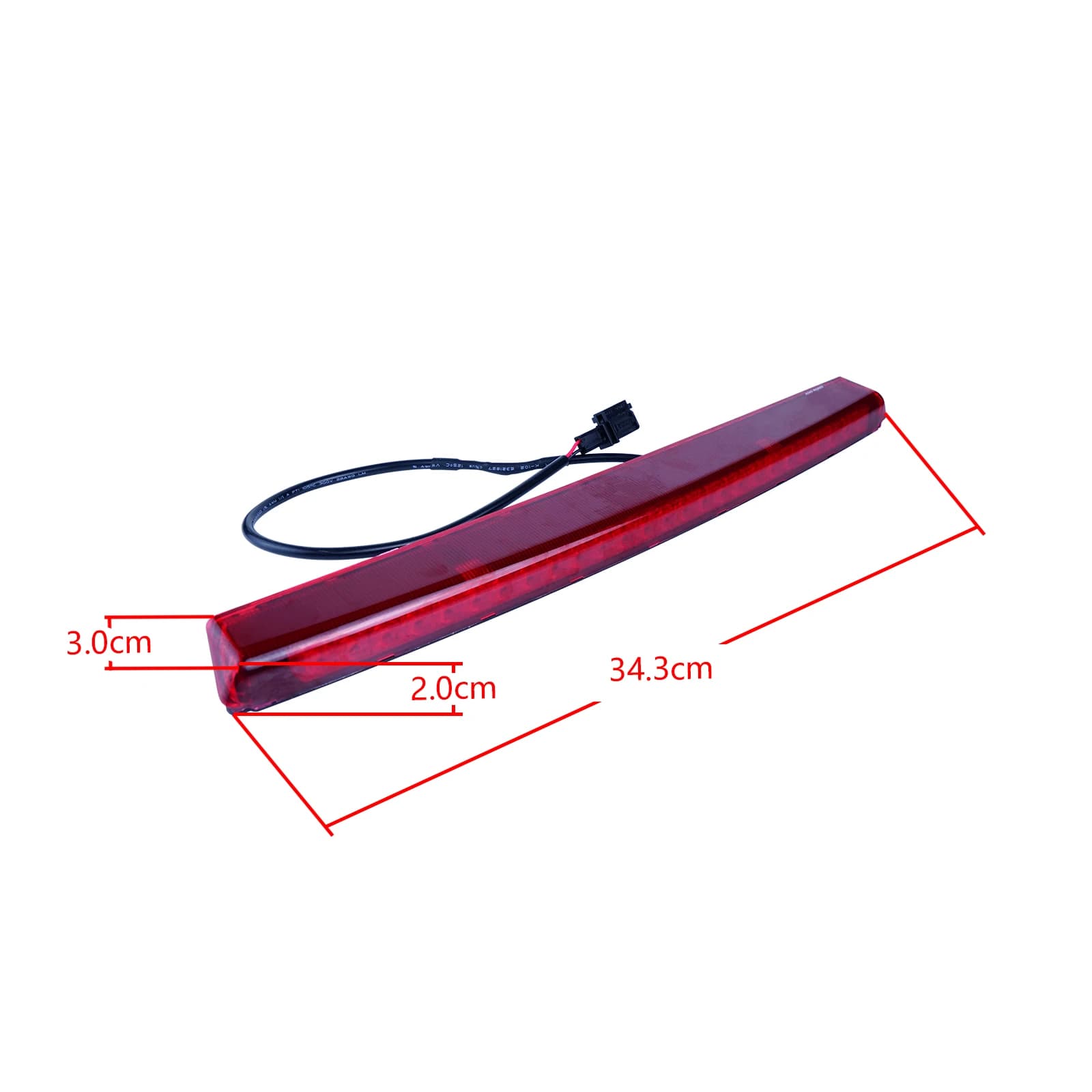 ANGRONG 1 pièces rouge LED arrière haut niveau feu stop pour VW Golf MK5 GTI R32 r-line Passat 3C5 P