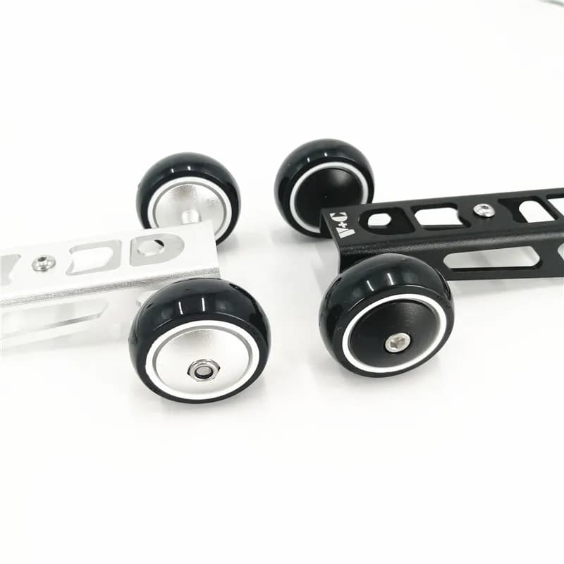 Litepro – roue facile à plier en alliage d'aluminium, noir et argent, pour Birdy série 2-3