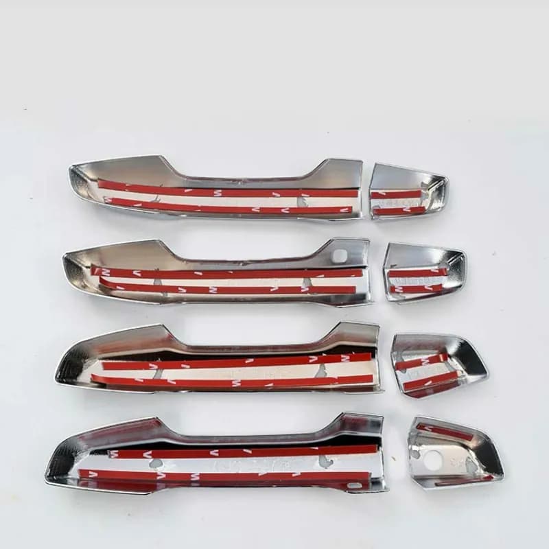 Couvercle chromé de poignée de porte de voiture, garniture superposée, accessoires automobiles, pour