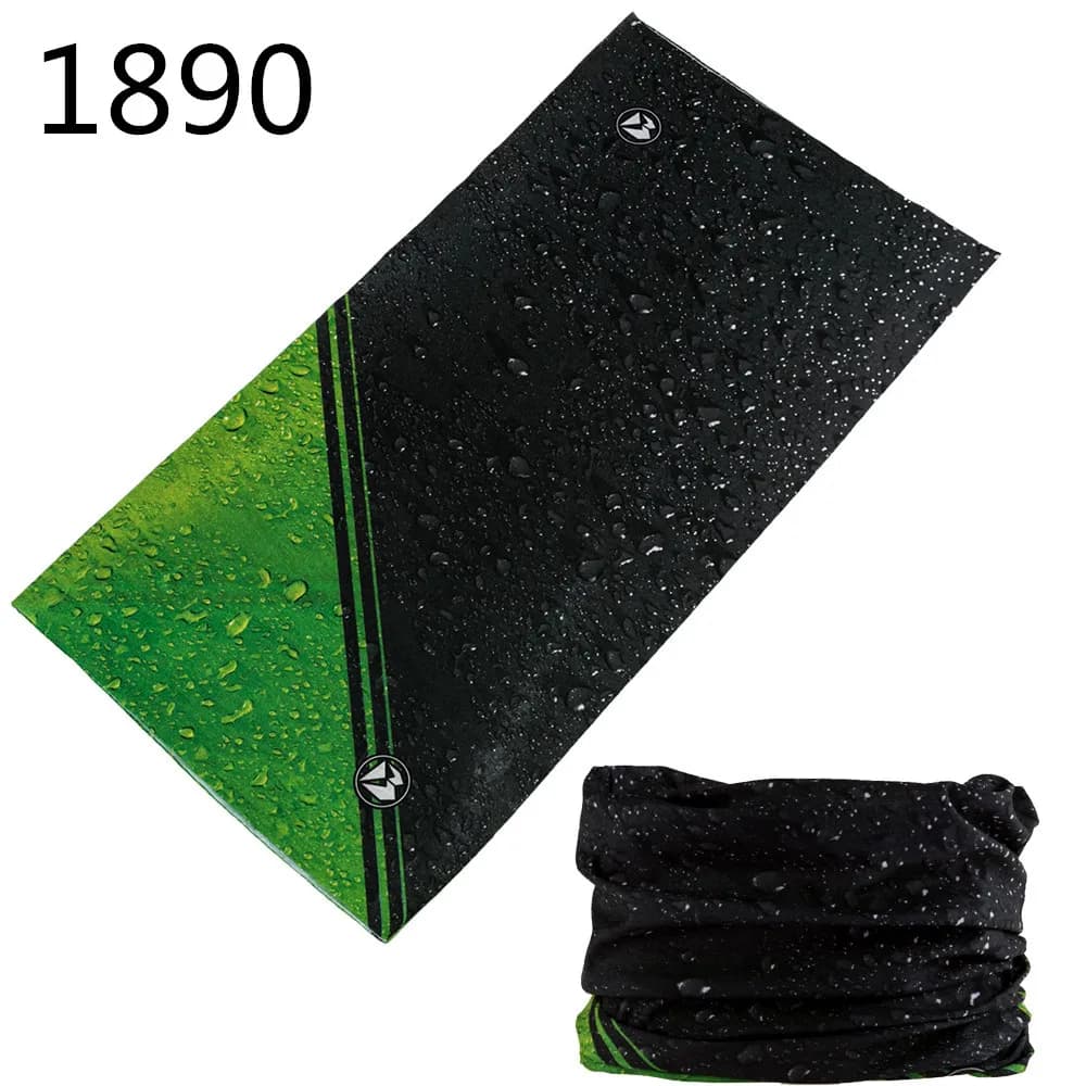 1851-1900 fleur feuille imprimé Bandana cou guêtre visage bouclier Sport Camping cyclisme pêche en p