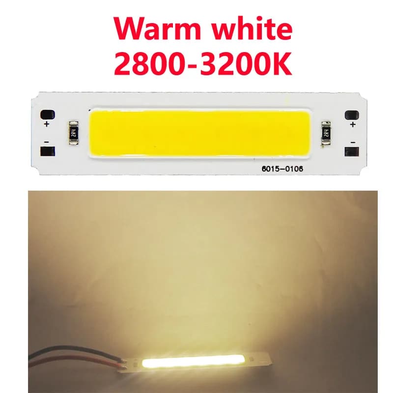 SUMBULBS 5V entrée cob led ampoule bande source de lumière pour bricolage USB led éclairage 2W 60*15