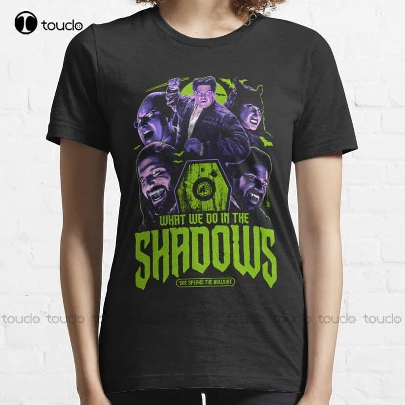 Que nous faisons dans l'ombre T-Shirt hommes grandes et grandes chemises personnalisé Aldult adolesc