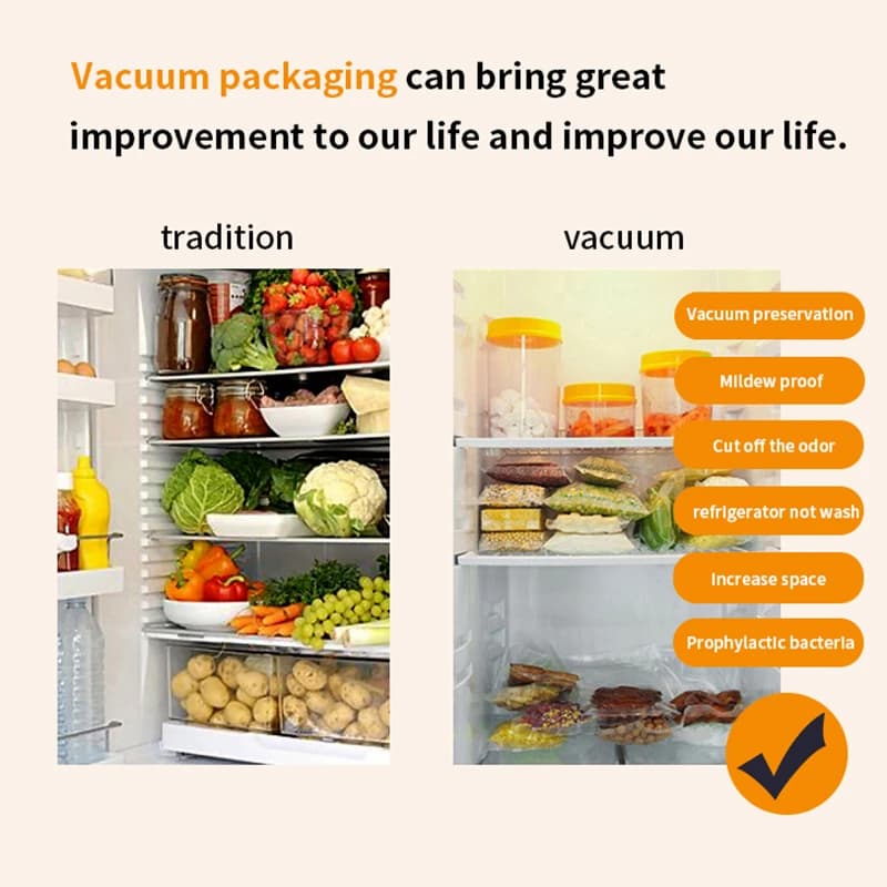 SaengQ – sacs sous vide de cuisine pour aliments, Machine d'emballage sous vide, sac de stockage des
