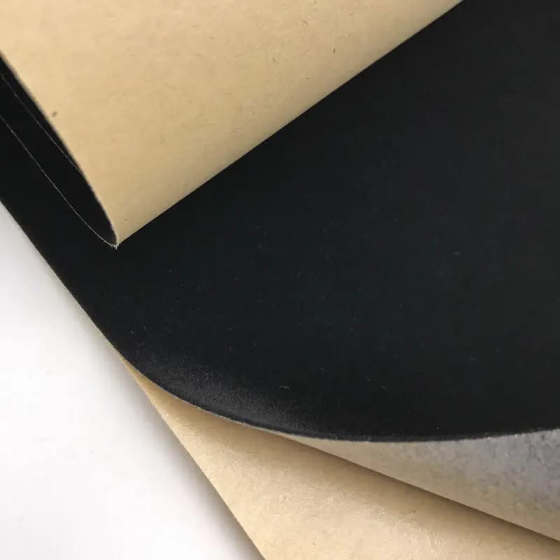 Doublure floquée en velours auto-adhésive, feuilles adhésives en tissu feutré pour l'art et l'artisa