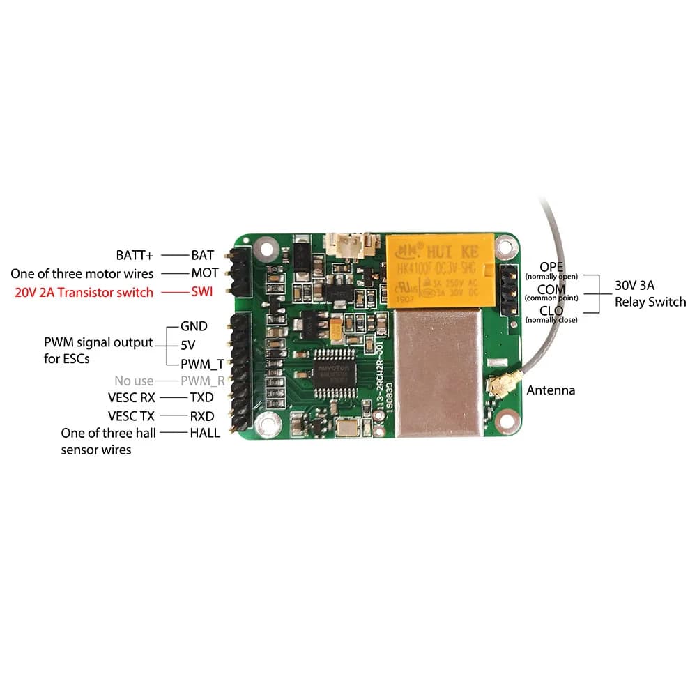 Maytech-Télécommande V3.0 entièrement étanche, MTSKR1905WF V3 pour Esk8, Esurf, Efoil, écran, foncti