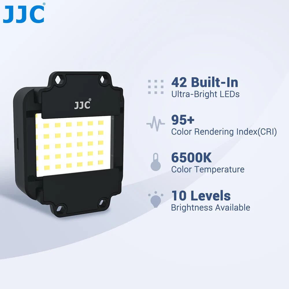 Lampe LED de numérisation de films négatifs JJC 35 mm avec support, 10 niveaux réglables, pour conve
