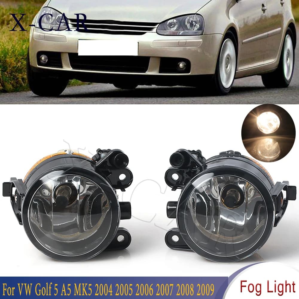 Feu antibrouillard halogène pour pare-choc avant de voiture, X-CAR, pour VW Golf 5 A5 MK5 2004 2005 