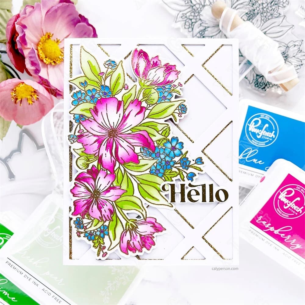 Cosmos – matrices de découpe en métal, timbres en Silicone, pochoirs à couches, carte de vœux, Scrap