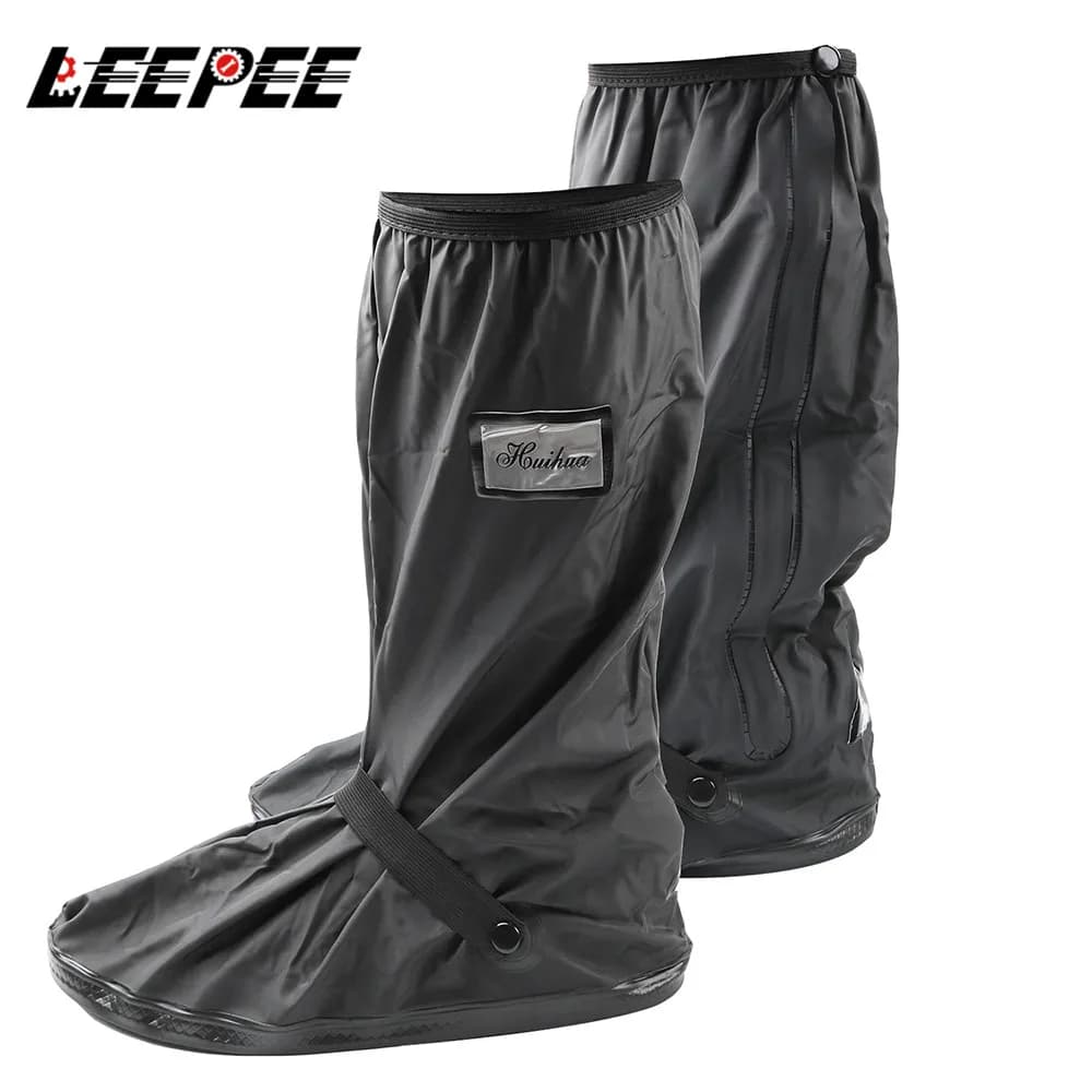 Couvre-chaussures de pluie réutilisables pour moto, Scooter, Dirt Bike, couvre-bottes antidérapants,
