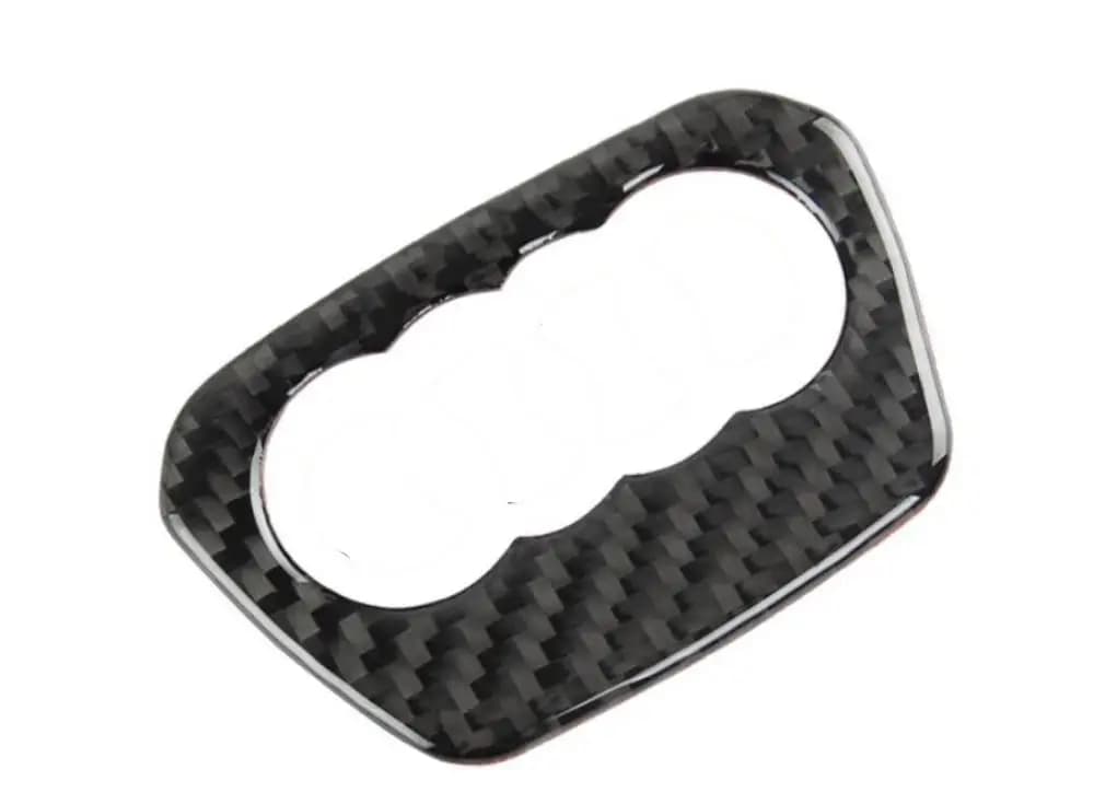 Autocollant de Logo de volant de voiture en Fiber de carbone, couverture de cadre pour Audi A1 A3 A4