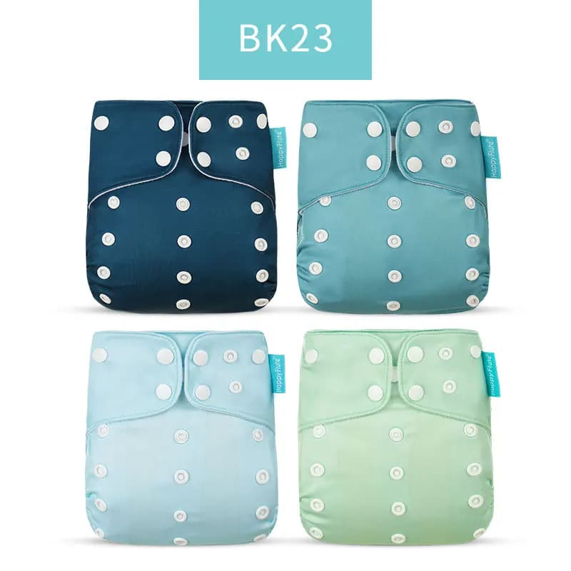 Happyflute nouveau design offre spéciale 4 pièces OS poche couche lavable et réutilisable absorbant 