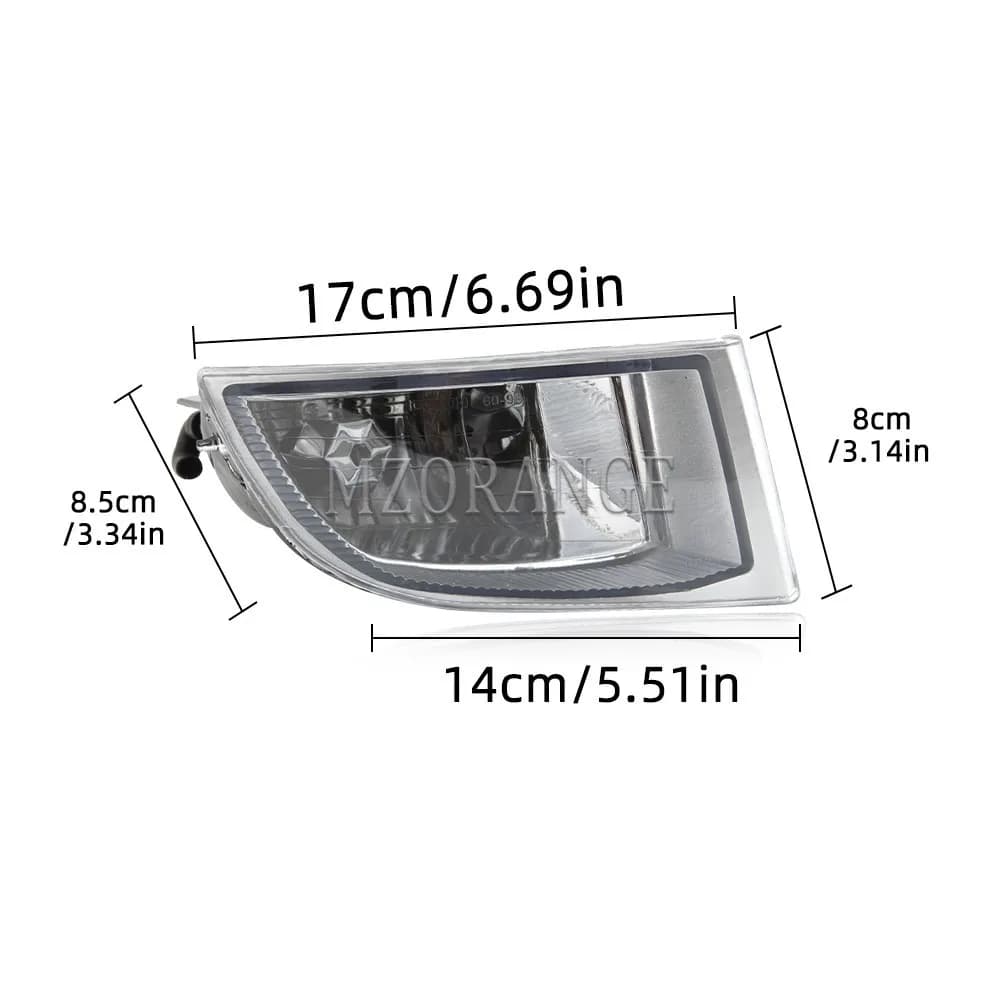 Feux antibrouillard Led antibrouillard pour Toyota Land Cruiser Prado 120 2002-2009 phare antibrouil