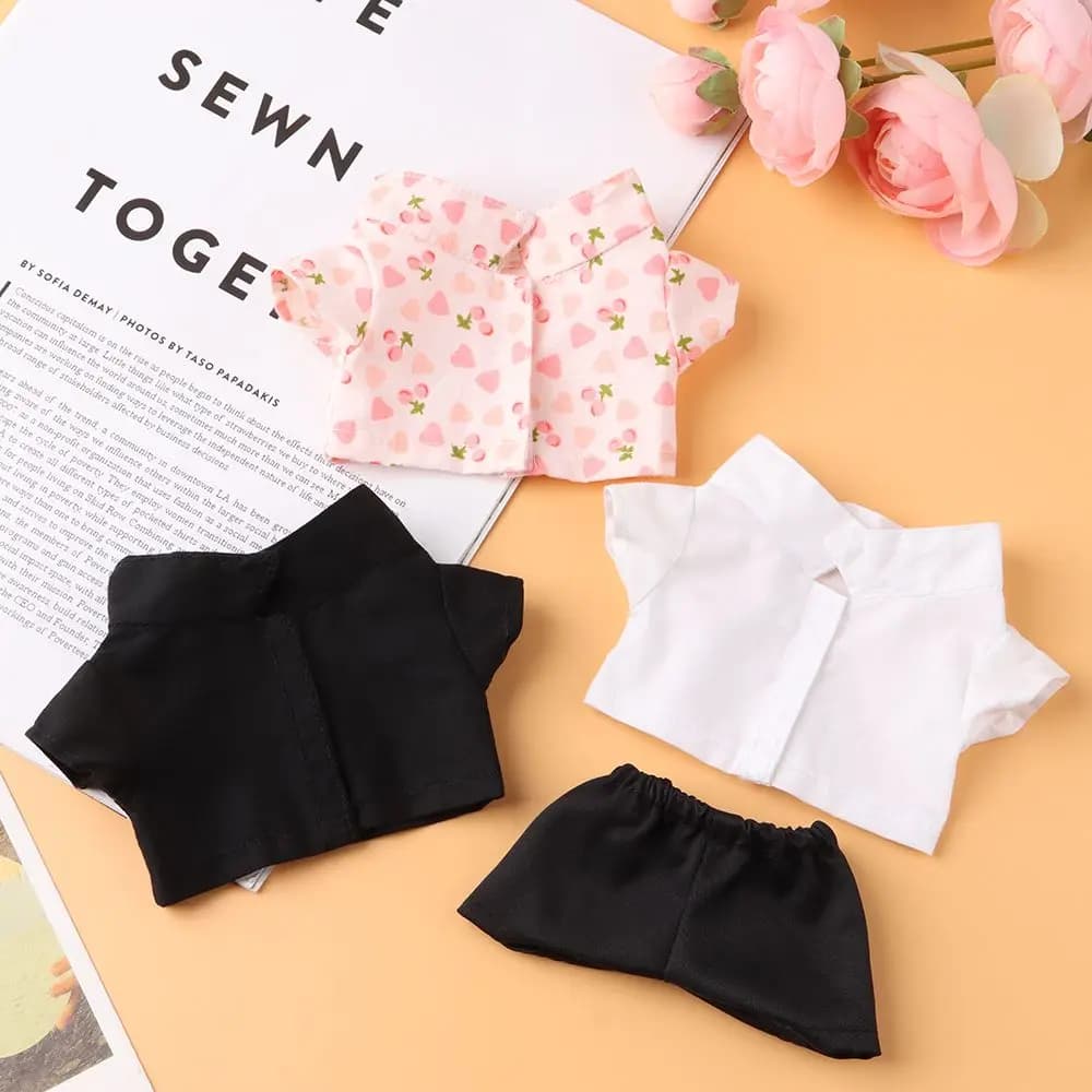 Chemise et pantalon à beurre pour enfants, vêtements à beurre, noir et blanc, mini vêtements à beurr