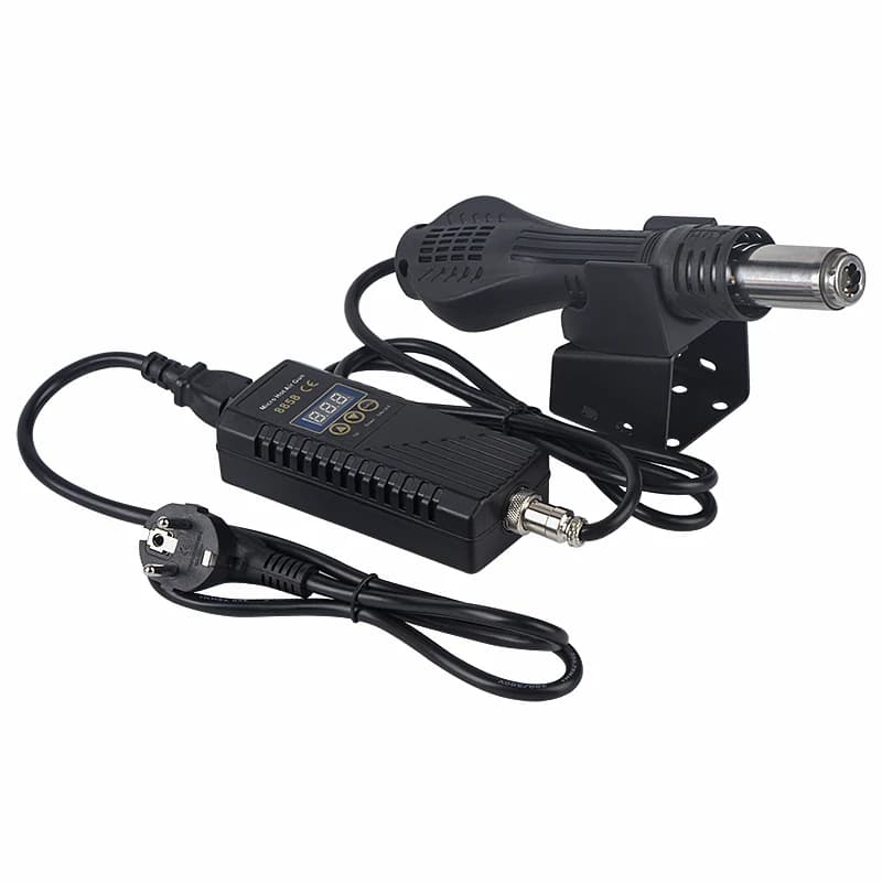 JCD 750W pistolet thermique affichage numérique Micro Station de soudage de retouche pistolet à Air 