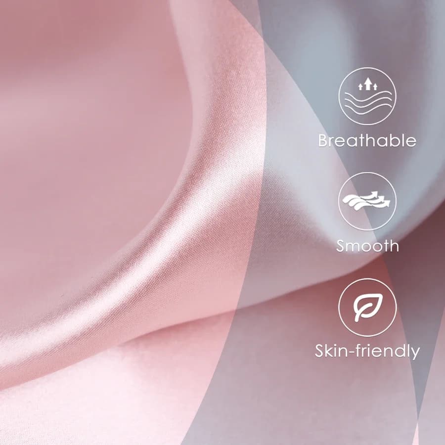 Juwensilk– taie d'oreiller en soie naturelle, taie d'oreiller en soie mûre, tache soyeuse, standard 