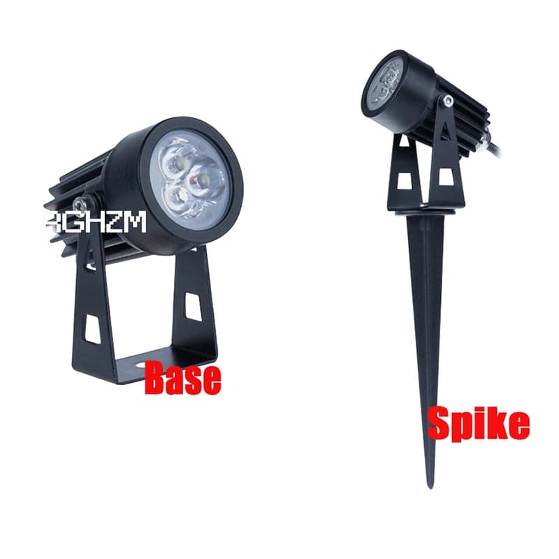 Lanterne de jardin imperméable à pic, éclairage LED, spot lumineux d'extérieur, idéal pour une pelou