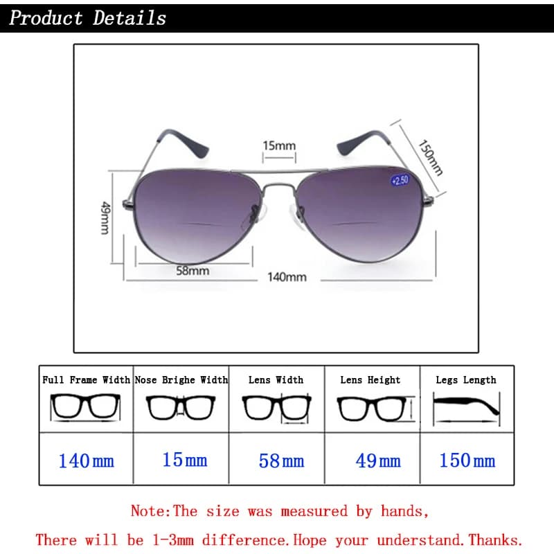 Lunettes de lecture bifocales unisexes, pour femmes et hommes, regard proche, lentilles dégradées, p