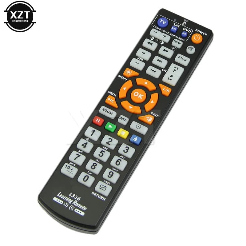 Télécommande universelle intelligente IR L336 avec fonction d'apprentissage pour TV CBL DVD SAT STB 