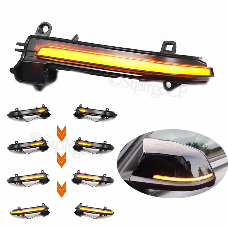 Clignotant dynamique LED pour rétroviseur, flash pour BMW F20 F21 F22 F23 F30 F31 F32 F33 F34 X1 E84