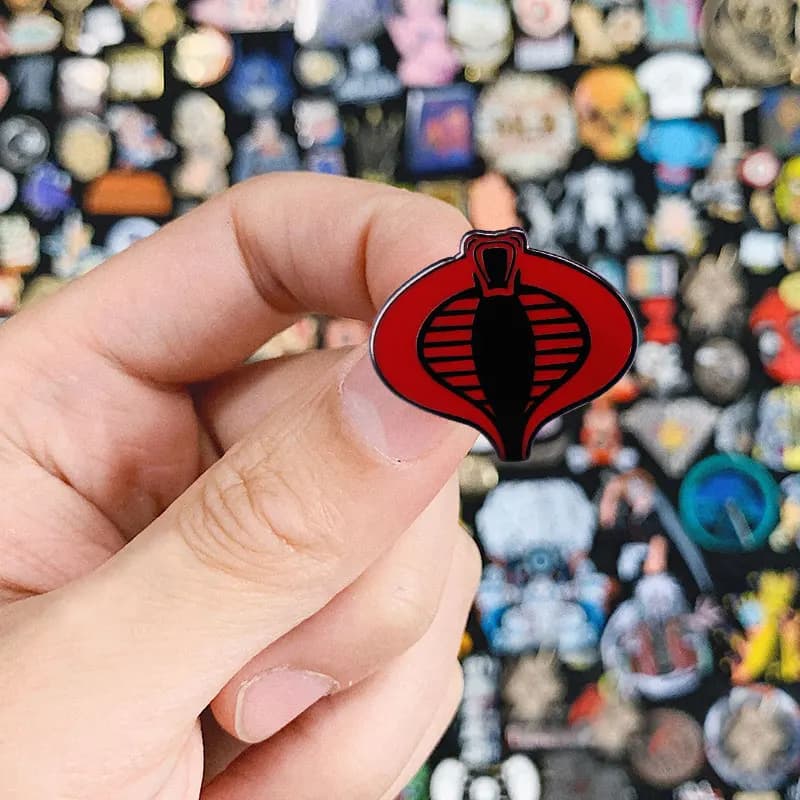 Badge symbole GI Joe Cobra, accessoires de bijoux de film