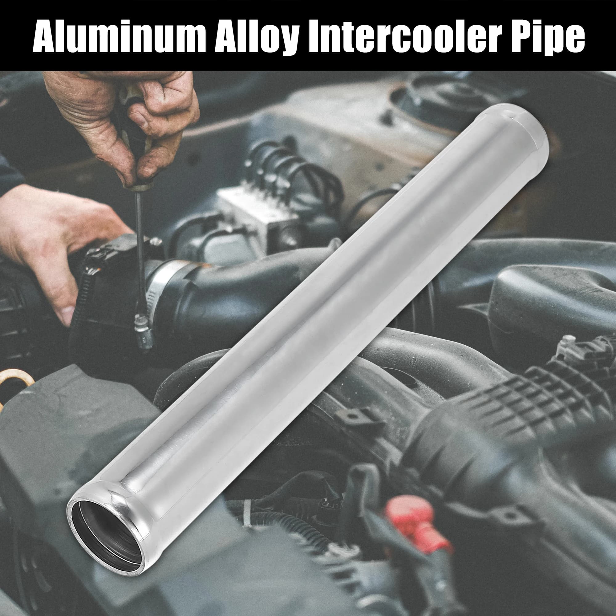 Uxcell – Tube d'admission d'air en alliage d'aluminium, diamètre extérieur 38/45/51/63/76/89/102mm, 