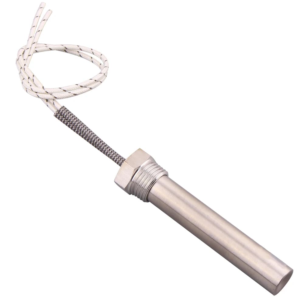 Cartouche chauffante à Immersion, filetage 1/2 ", résistance à tige chaude cylindrique 220V 300W 500