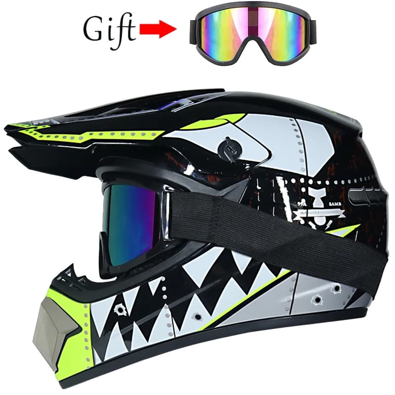 Casque de moto pour enfants, tout-terrain, pour la descente, AM ou DH cross