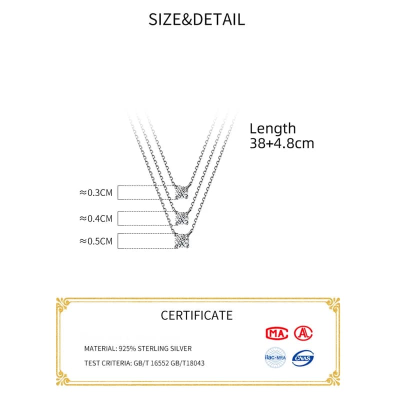 La Monada-Collier Minimaliste en Argent Fin 4.8 pour Femme, Bijoux de Cou à la Mode, Pmot925, 38 + 9