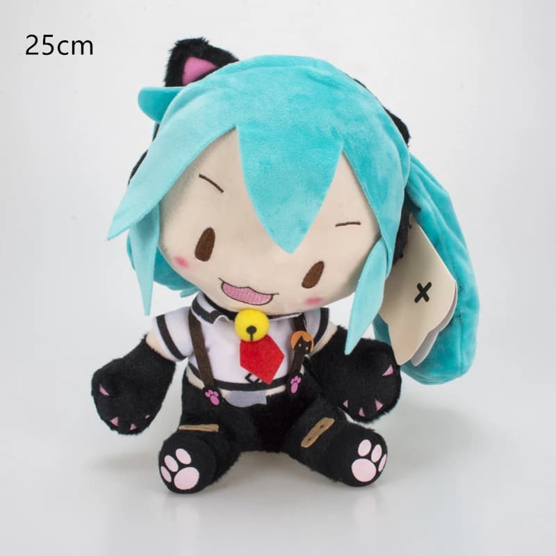 Peluche Hatsune Miku de 25 à 32cm, dessin animé japonais, poupée douce, oreiller futur, mignon, cade