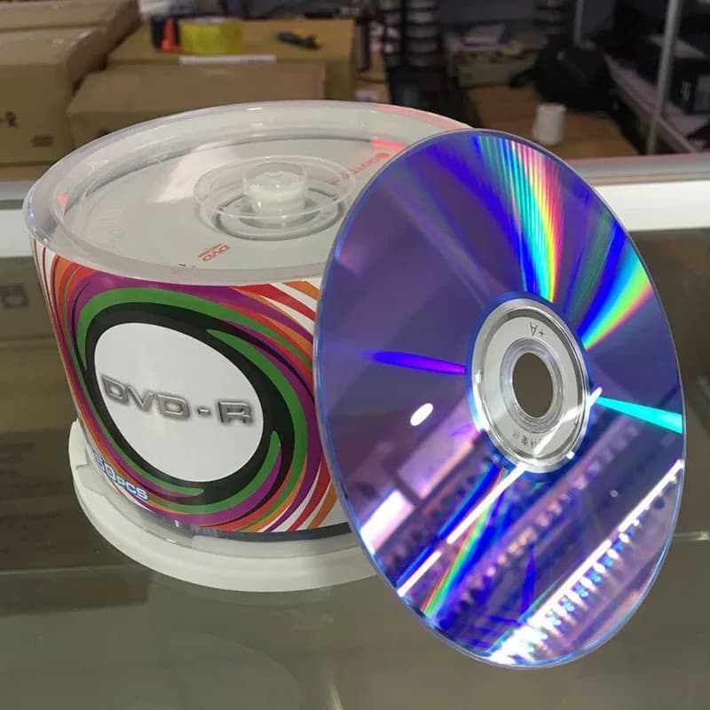 50pcs lecteurs DVD disques CD DVD-R vierges 4.7GB 16X multimédia enregistrable Bluray Compact écritu