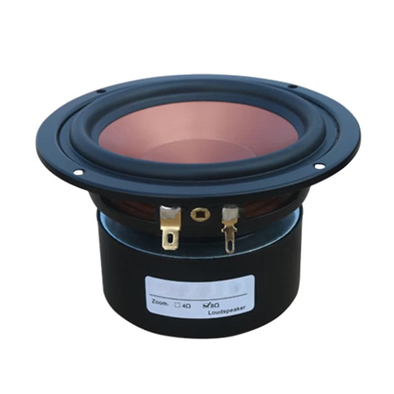Haut-parleur HiFi Mid Bass, Woofer 4 ", 40W, 4 Ohm, 8Ohm Mid Range, Audio Bass, 25 Core, Home Booksh