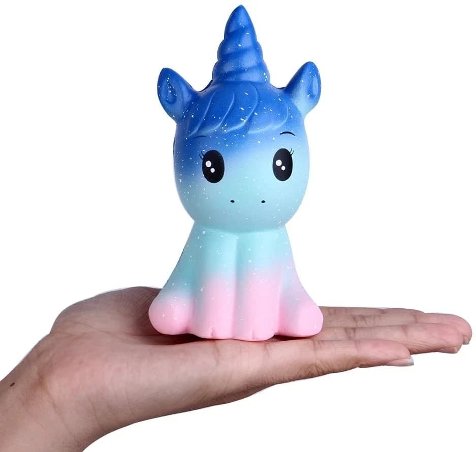 Nouveau Squishy mignon licorne Simulation Animal poupée PU pain lente augmentation parfumé doux pres