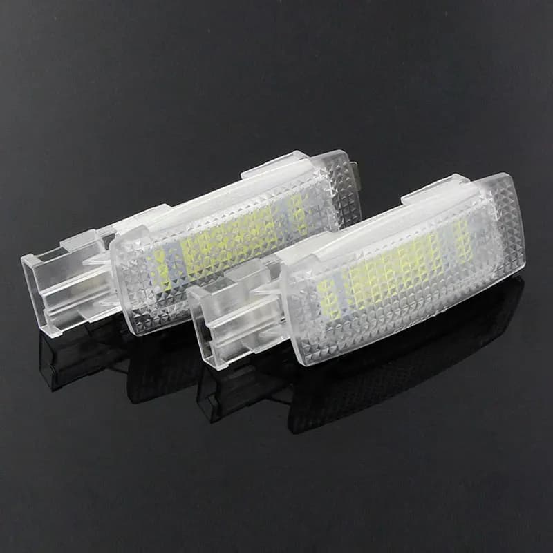Lampes de lecture à LED pour miroir de courtoisie, pare-soleil intérieur Canbus, VW Golf 4 5 6 7 Plu
