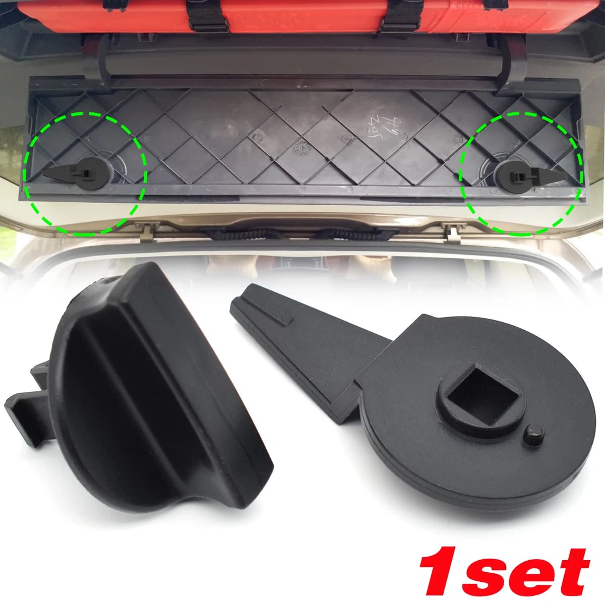 Verrou de montage du bouton de direction du coffre de la voiture VW Tiguan 5N MK1 Touran, 2003 – 201