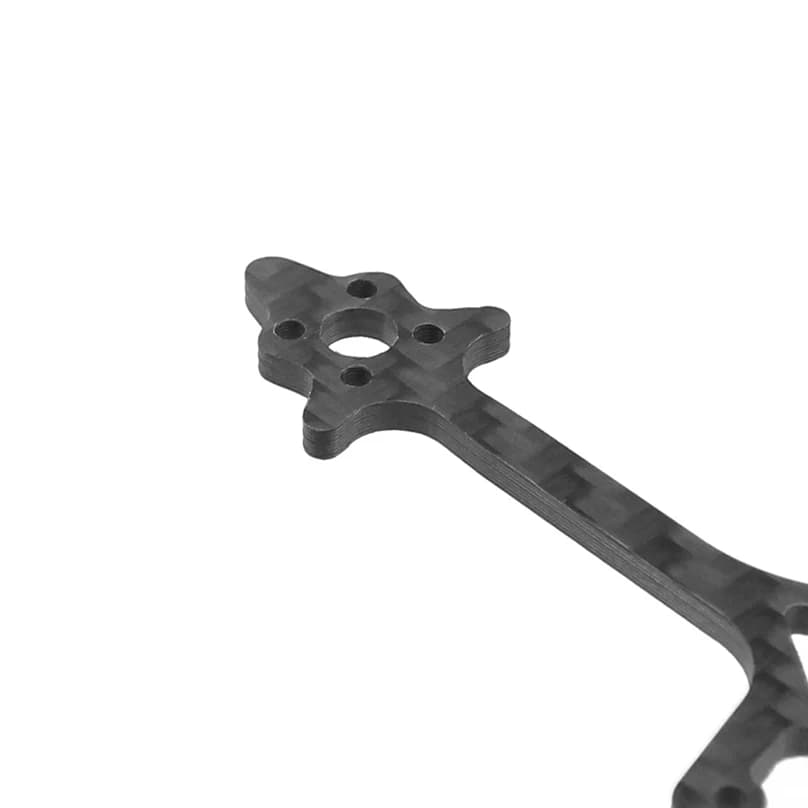 Plaque inférieure d'empattement de 115mm en Fiber de carbone 3K pour Drone de course Happymodel Crux
